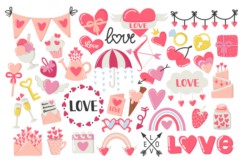 valentine-039-s-day-doodles-set