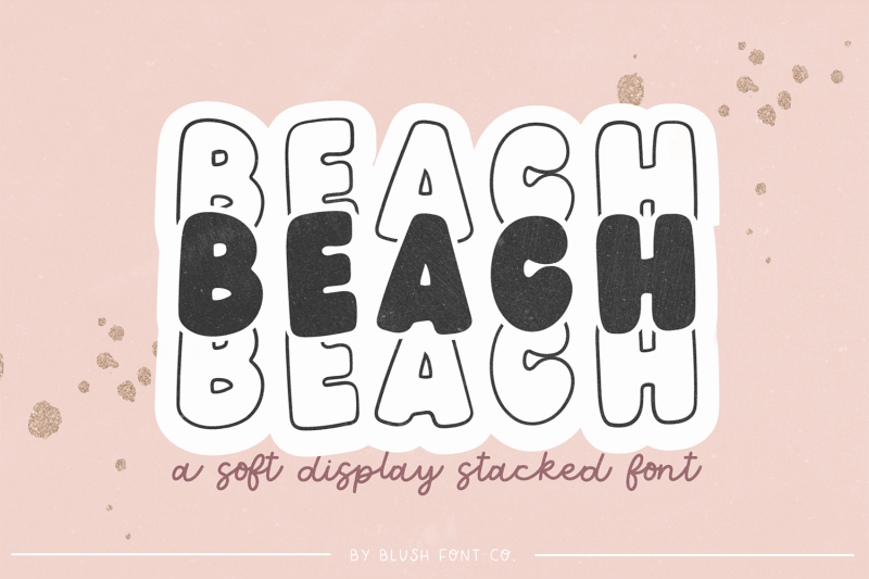 beach-stacked-soft-display-font