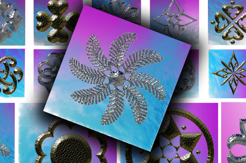 digital-collage-sheet-metal-ornament