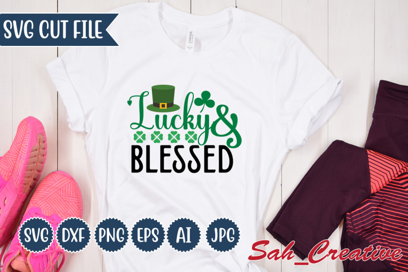 lucky-amp-blessed-svg