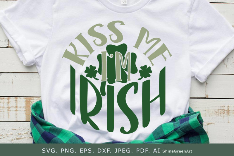 kiss-me-i-039-m-irish-svg-st-patrick-039-s-day-round-sign