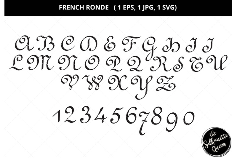 french-ronde-svg-french-script-svg-calligraphy-svg