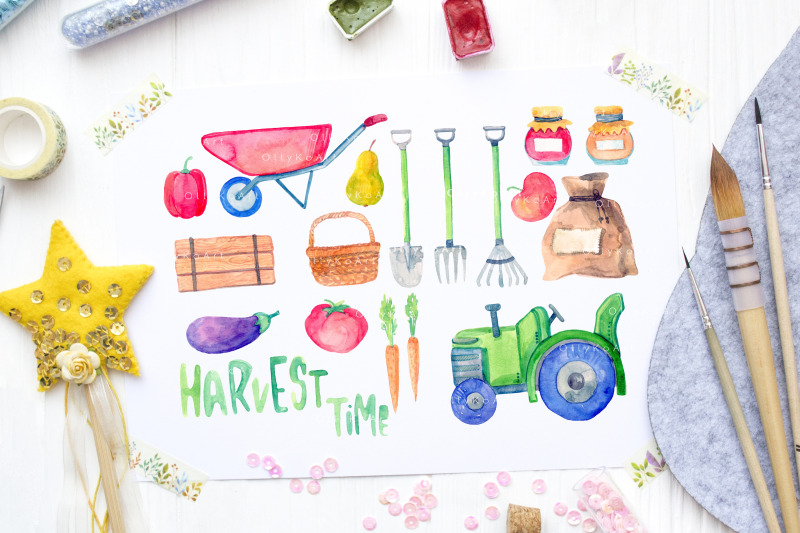 watercolor-farm-clipart