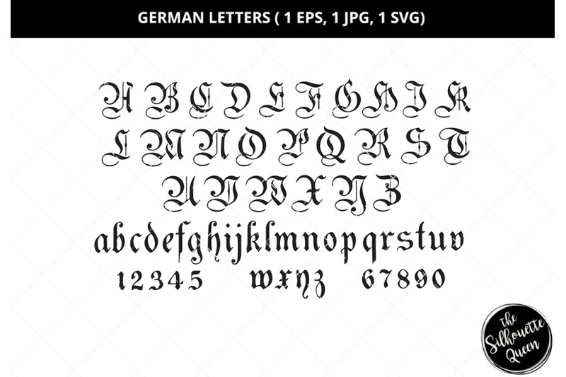german-letters-svg-german-numbers-svg-modern-script-svg