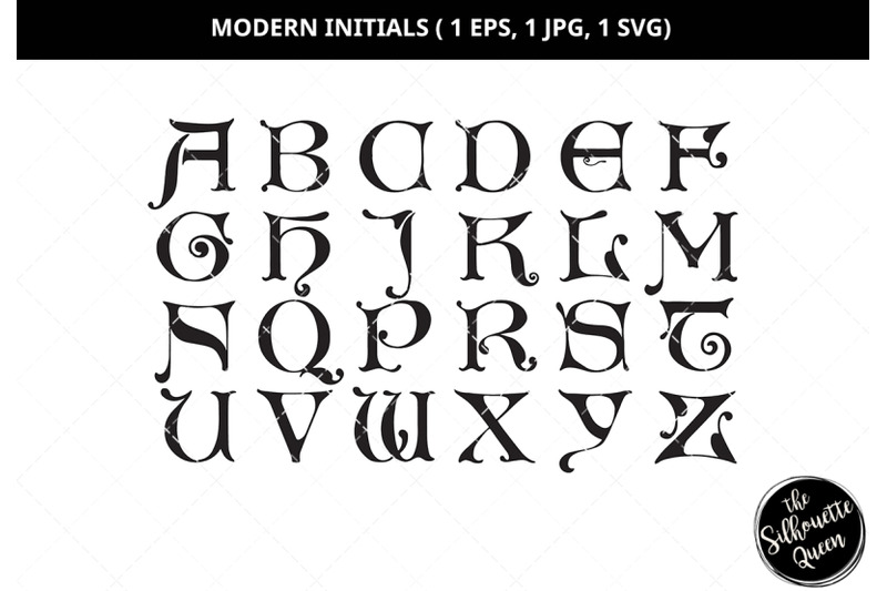 modern-initials-svg-modern-alphabets-svg-modern-numbers-svg