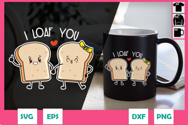 valentine-cute-bread-couple-i-loaf-you