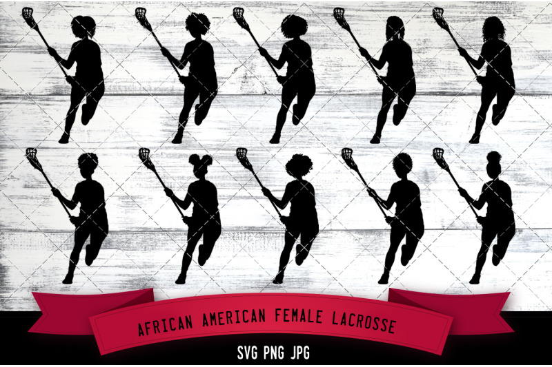 african-american-female-lacrosse-player-silhouette-vector
