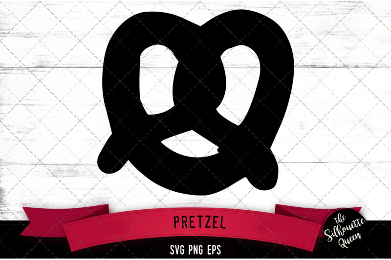 pretzel-silhouette-vector