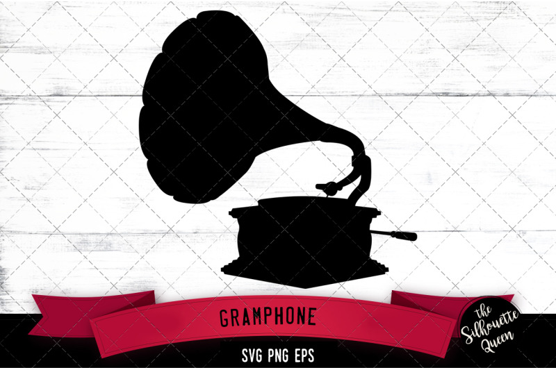gramphone-silhouette-vector