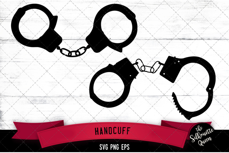 handcuff-silhouette-vector