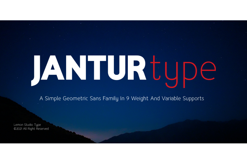 jantur-type-variable-font-family