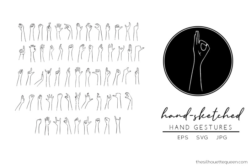 hand-gesture-silhouette-vector