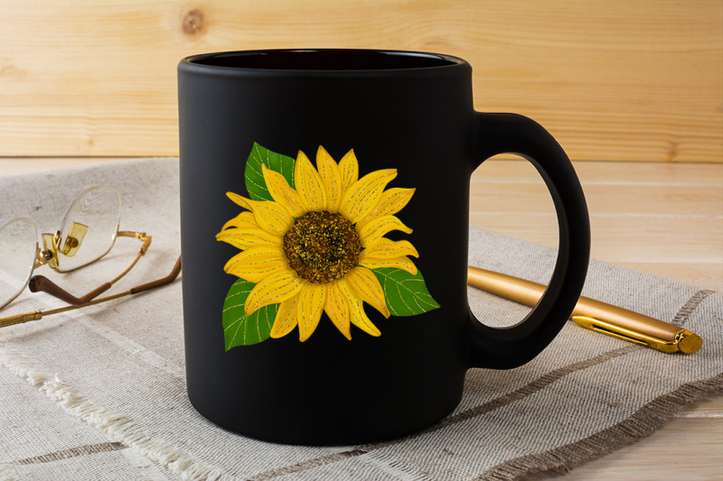 sunflowers-clipart-sublimation-decorative-flowers