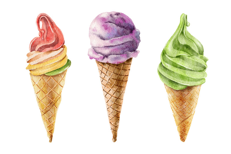 watercolor-ice-cream-clipart-png