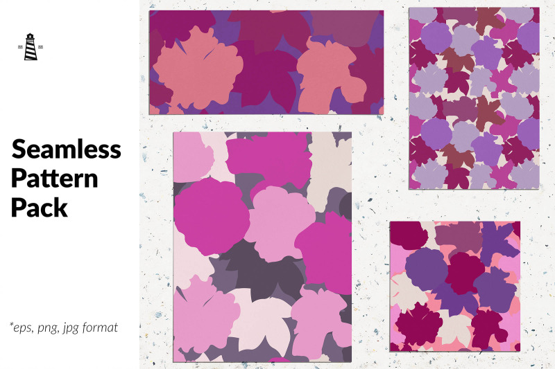 tropical-flowers-seamless-patterns