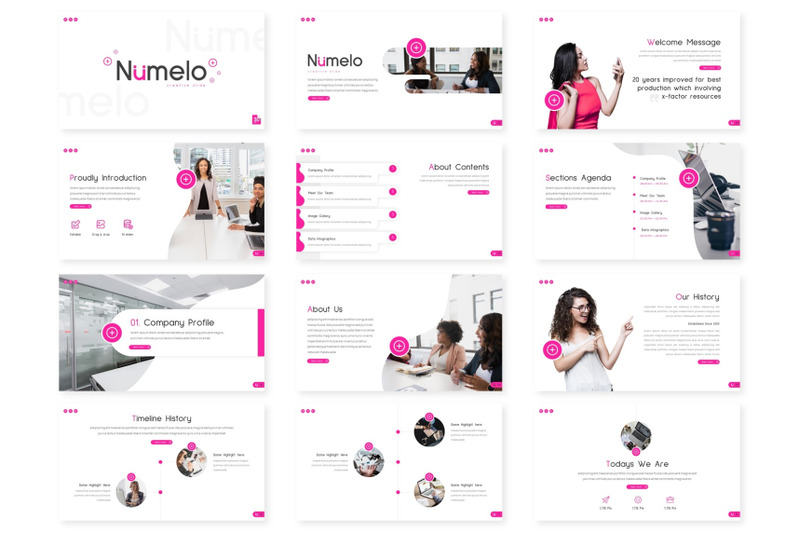 numelo-google-slide-template