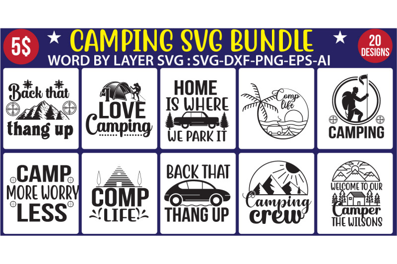 camping-svg-bundle