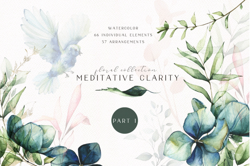 meditative-clarity-floral-watercolor-clipart-set-part-1