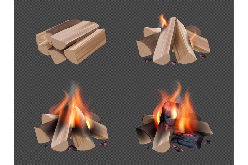 campfire-realistic-burning-flame-in-wooden-camp-fireplace-bonfires-wi