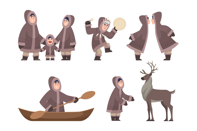 eskimo-characters-traditional-ethnic-authentic-characters-cold-alaska