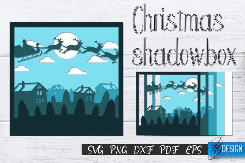 christmas-3d-layered-shadowbox-christmas-lightbox-3d-svg
