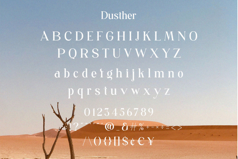 dusther-modern-serif-font