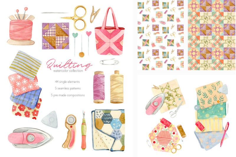 quilting-and-patchwork-illustrations-clipart