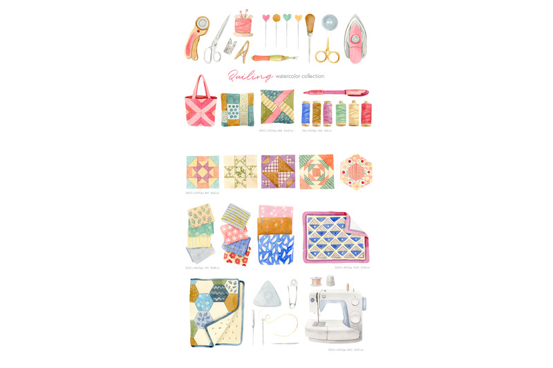 quilting-and-patchwork-illustrations-clipart