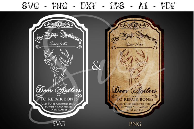 apothecary-label-svg-magic-apothecary-deer-antlers