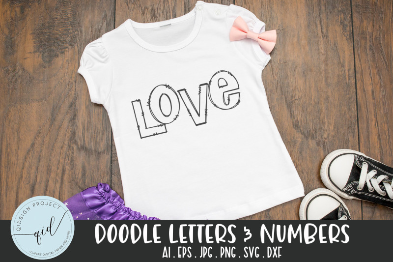 doodle-letters-and-numbers-with-41-character