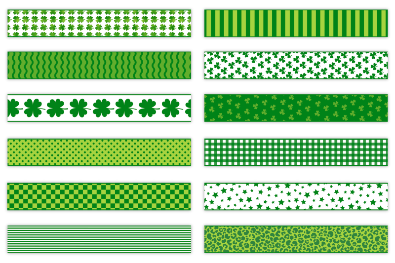 st-patricks-seamless-ribbons-ribbons-st-patricks-template