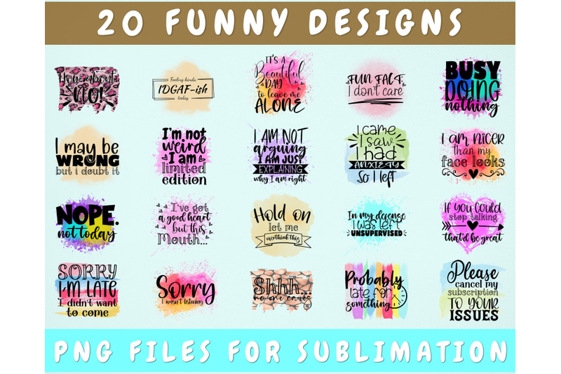 funny-sublimation-designs-bundle-20-designs-funny-png-files-for-subl