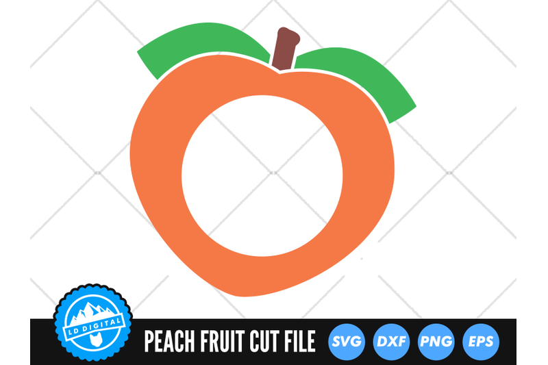 peach-round-frame-svg-kawaii-fruit-svg-peach-fruit-cut-file