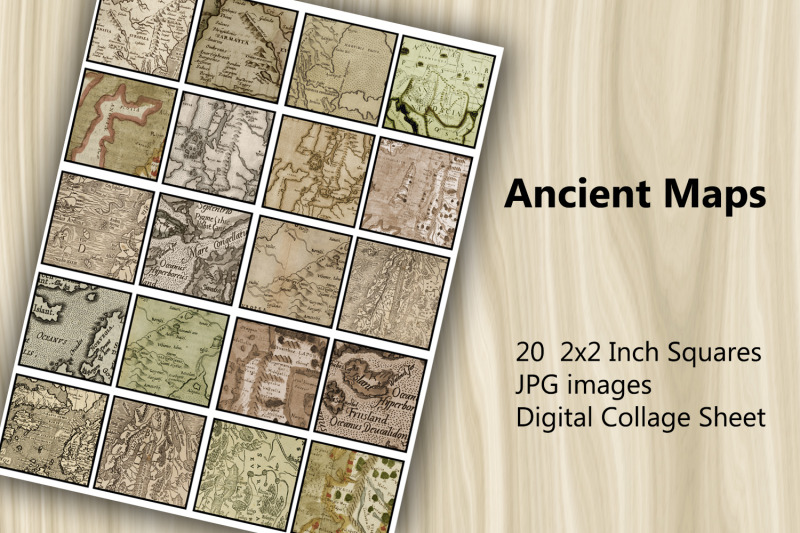 digital-collage-sheet-ancient-maps