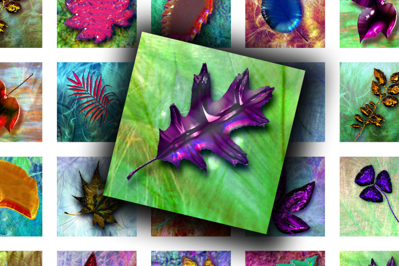 digital-collage-sheet-glass-leaves