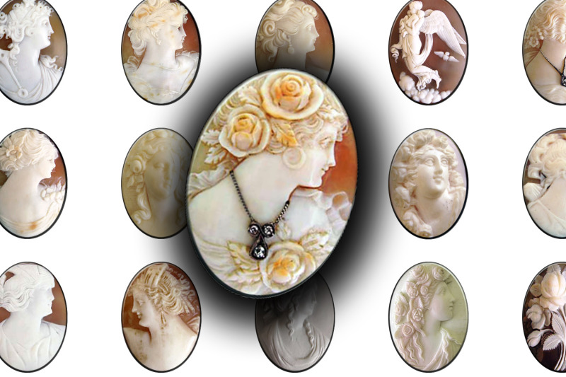 digital-collage-sheet-antique-cameos