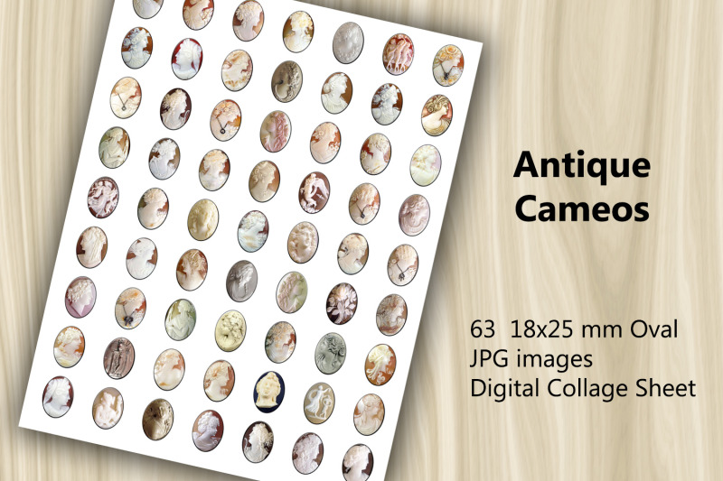 digital-collage-sheet-antique-cameos