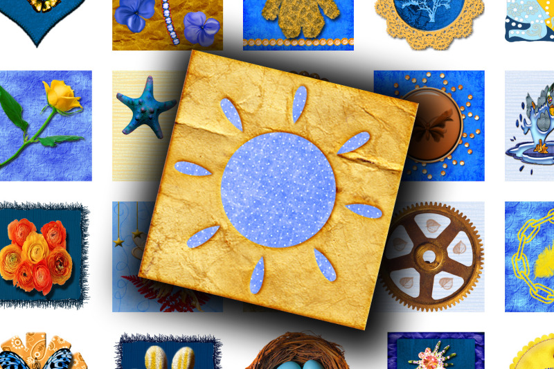 digital-collage-sheet-blue-and-orange-set