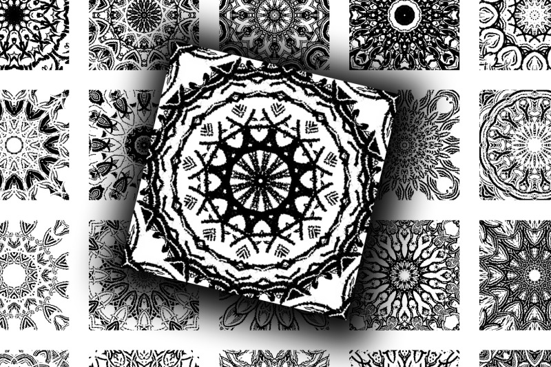 digital-collage-sheet-mandalas