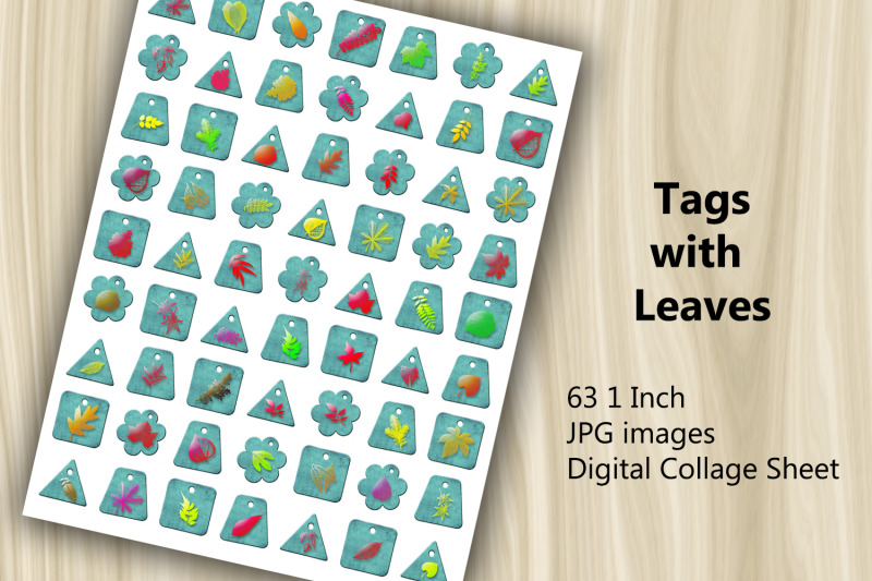 digital-collage-sheet-leaves-tags