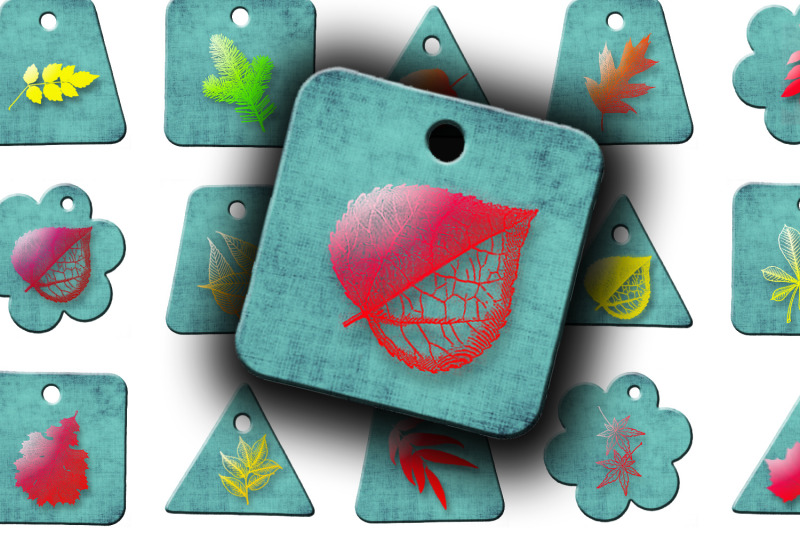 digital-collage-sheet-leaves-tags