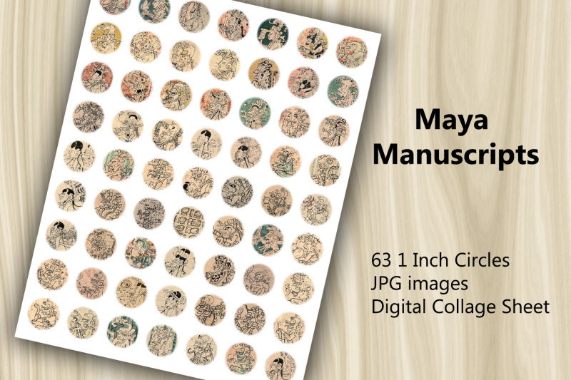 digital-collage-sheet-maya-manuscripts