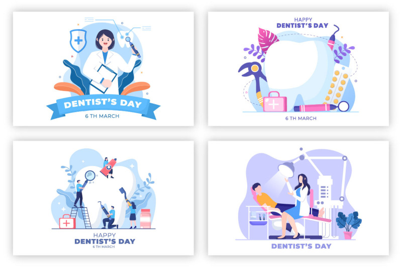 20-world-dentist-day-cartoon-background-illustration