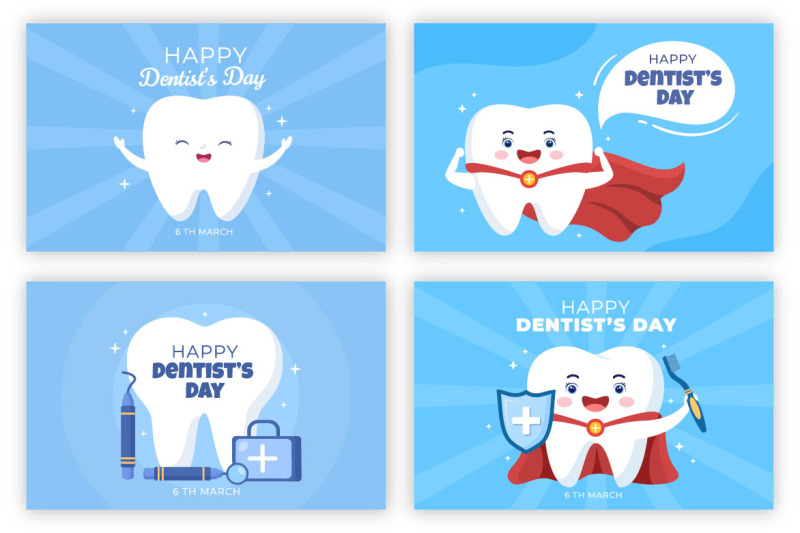 20-world-dentist-day-cartoon-background-illustration