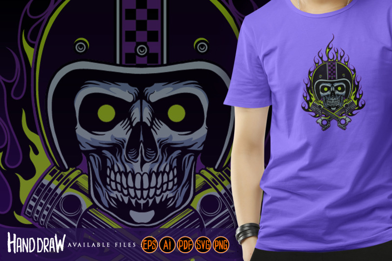 flame-skull-mechanic-bikers-racer-mascot