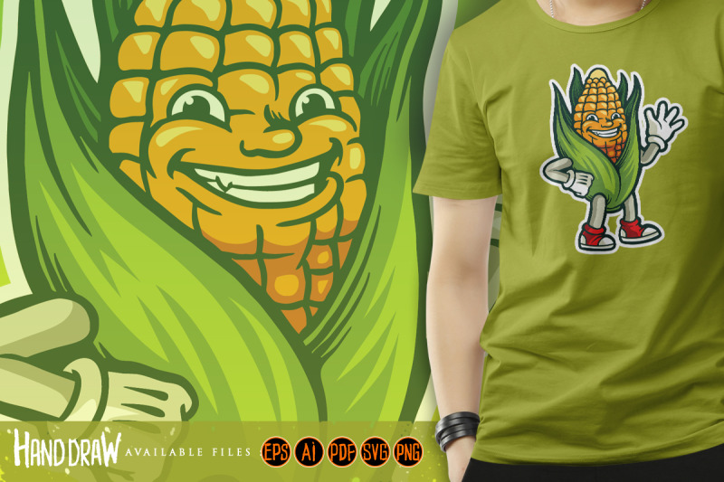 funny-corn-cartoon-mascot-colorful-illustrations