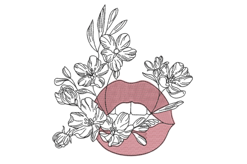 lips-and-flowers-machine-embroidery-design