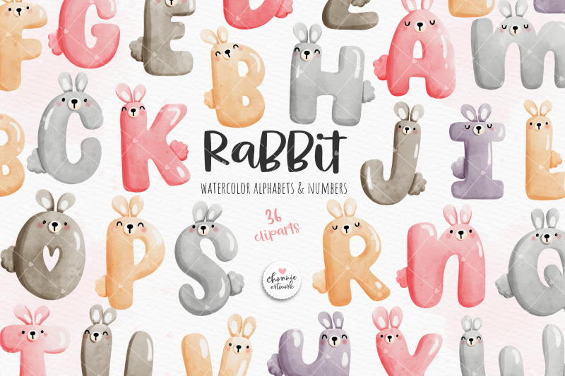 rabbit-alphabets-and-numbers-rabbit-font-clipart-rabbit-alphabet-cli