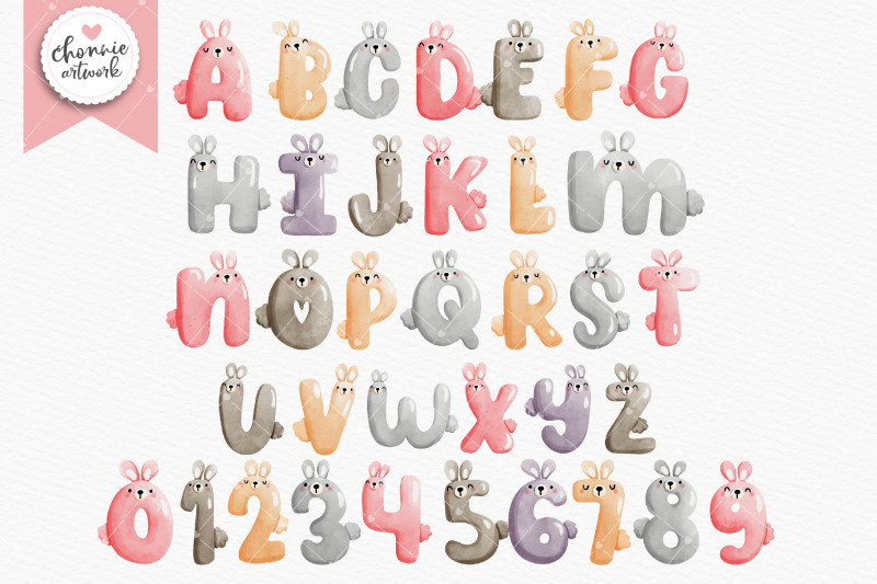 rabbit-alphabets-and-numbers-rabbit-font-clipart-rabbit-alphabet-cli