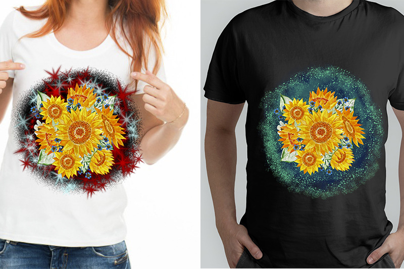 sublimation-sunflowers-backgrounds-clipart-flower